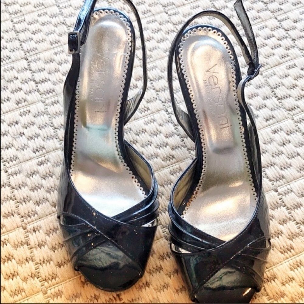 Versani Italian shoes size 7, leather. New.